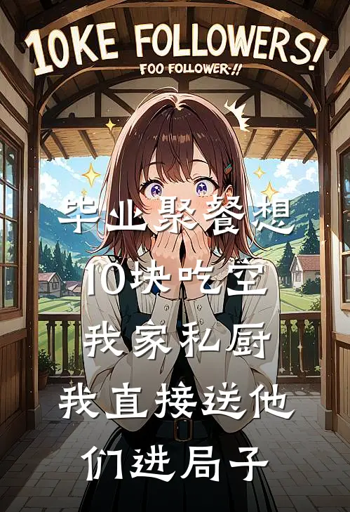 毕业聚餐想10块吃空我家私厨，我直接送他们进局子