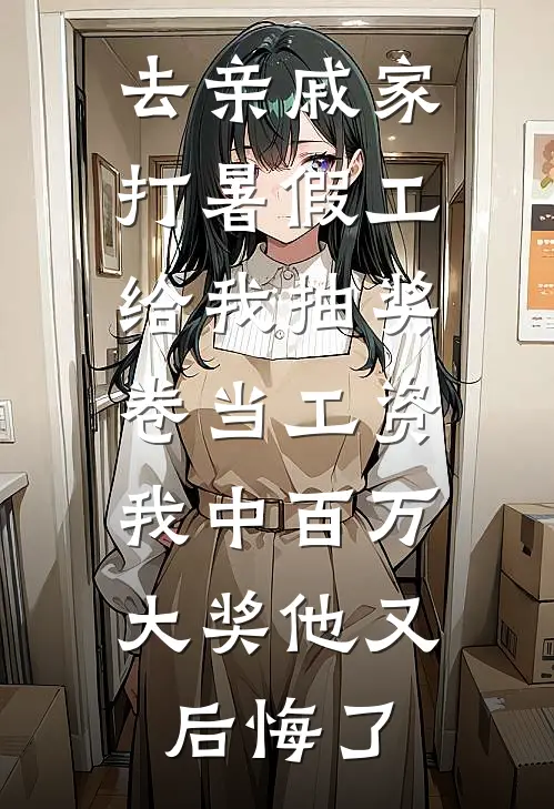 去亲戚家打暑假工给我抽奖卷当工资，我中百万大奖他又后悔了