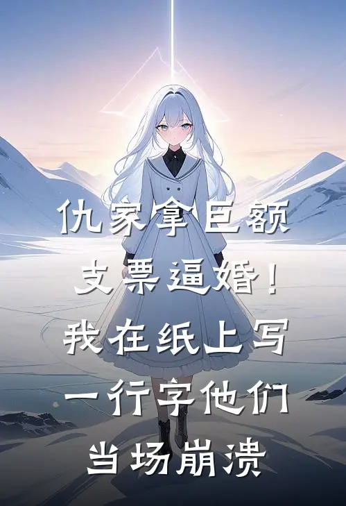 仇家拿巨额支票逼婚！我在纸上写一行字，他们当场崩溃
