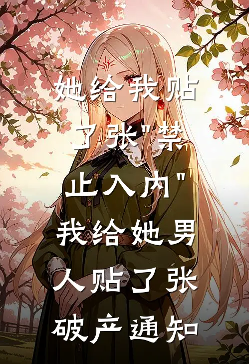 她给我贴了张"禁止入内"，我给她男人贴了张破产通知