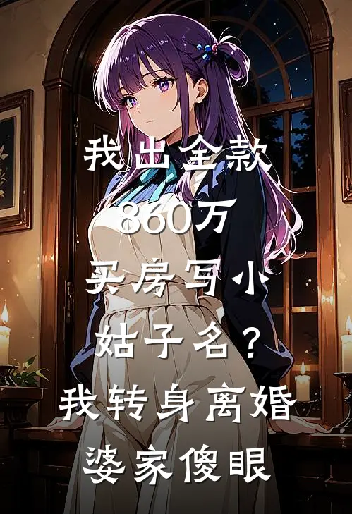我出全款860万买房写小姑子名？我转身离婚，婆家傻眼