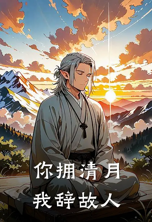 你拥清月，我辞故人