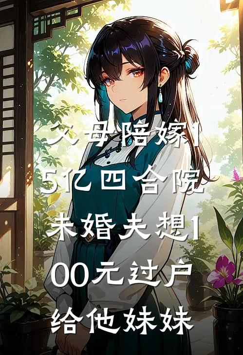 父母陪嫁1.5亿四合院，未婚夫想100元过户给他妹妹