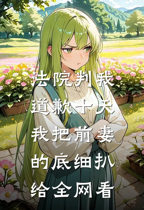 法院判我道歉十天，我把前妻的底细扒给全网看