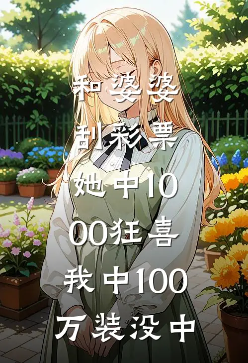 和婆婆刮彩票，她中1000狂喜，我中100万装没中