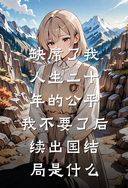 缺席了我人生二十年的公平，我不要了后续出国结局是什么