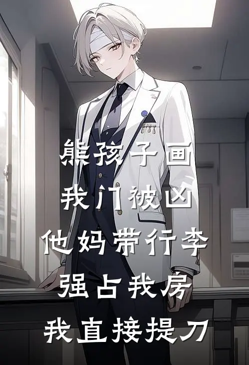 熊孩子画我门被凶，他妈带行李强占我房，我直接提刀