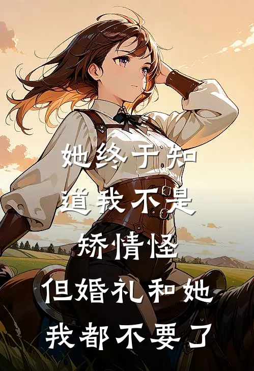 她终于知道我不是矫情怪，但婚礼和她我都不要了