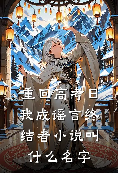 重回高考日，我成谣言终结者小说叫什么名字