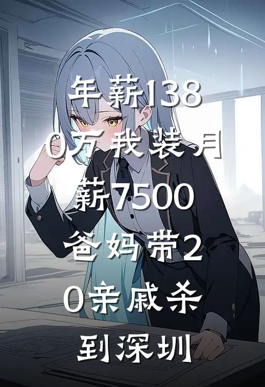 年薪1380万我装月薪7500，爸妈带20亲戚杀到深圳