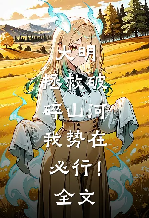 大明：拯救破碎山河，我势在必行！全文