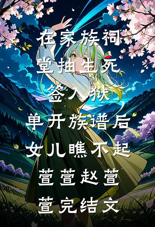 在家族祠堂抽生死签入狱，单开族谱后女儿瞧不起萱萱赵萱萱完结文