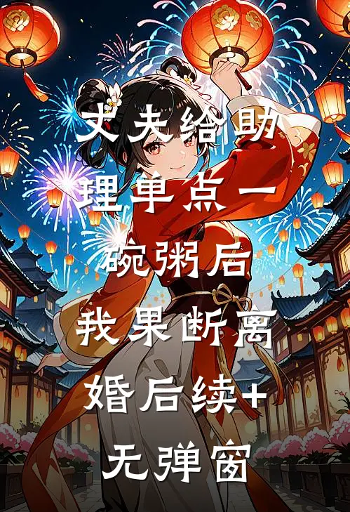 丈夫给助理单点一碗粥后，我果断离婚后续+无弹窗