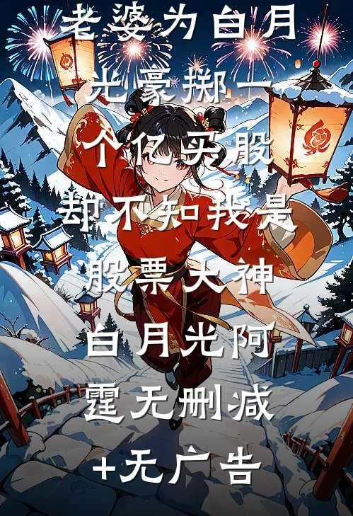 老婆为白月光豪掷一个亿买股，却不知我是股票大神白月光阿霆无删减+无广告