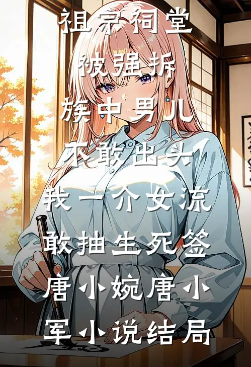 祖宗祠堂被强拆，族中男儿不敢出头，我一介女流敢抽生死签唐小婉唐小军小说结局