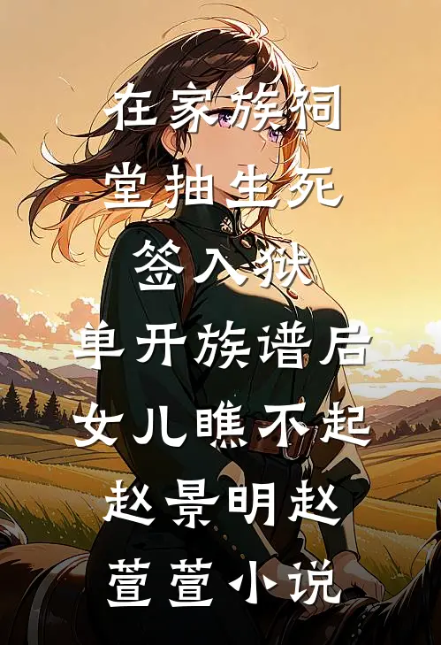 在家族祠堂抽生死签入狱，单开族谱后女儿瞧不起赵景明赵萱萱小说