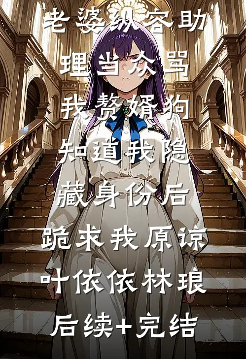 老婆纵容助理当众骂我赘婿狗，知道我隐藏身份后，跪求我原谅叶依依林琅后续+完结