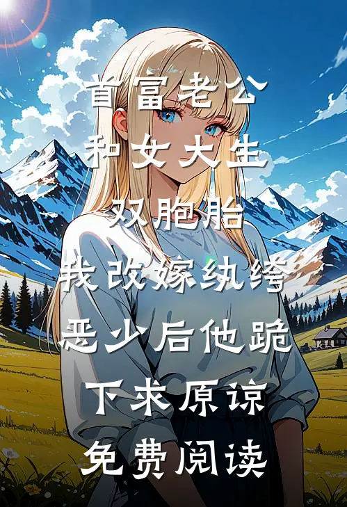首富老公和女大生双胞胎，我改嫁纨绔恶少后他跪下求原谅免费阅读