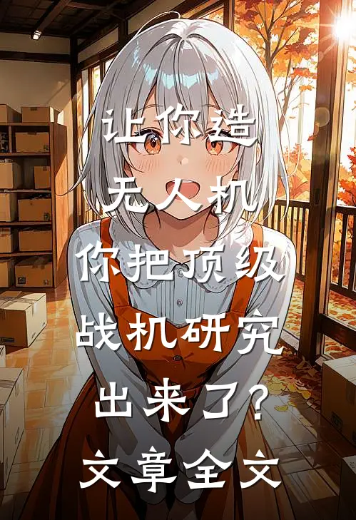 让你造无人机,你把顶级战机研究出来了?文章全文